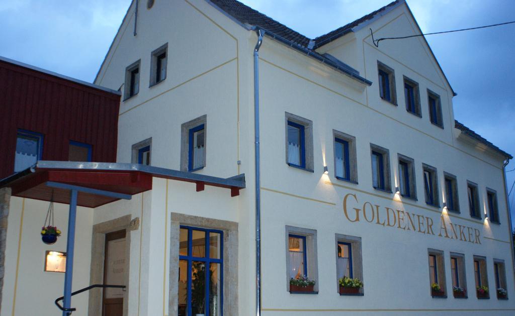 Pension Goldener Anker Reinhardtsdorf-Schona المظهر الخارجي الصورة